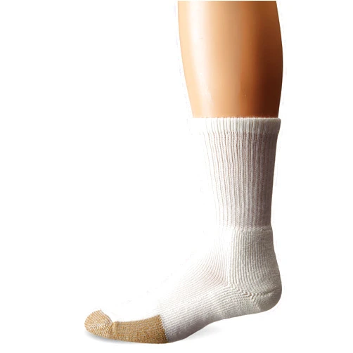 Thorlos Tennis Crew Thick Cushion 3-Pair Pack Large White