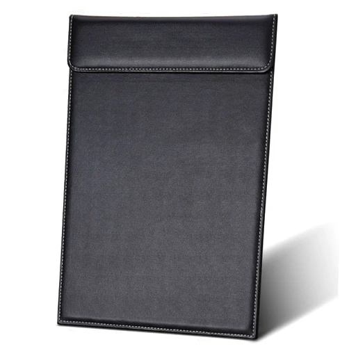 GORESE Leather Clipboard, Black Clipboards A4 Letter Size Clip Board for Nurses, GORESE Clip Board for Classroom, Smooth Writing Low Magnetic Profile Clip Boards for Kids Women Office Work 9