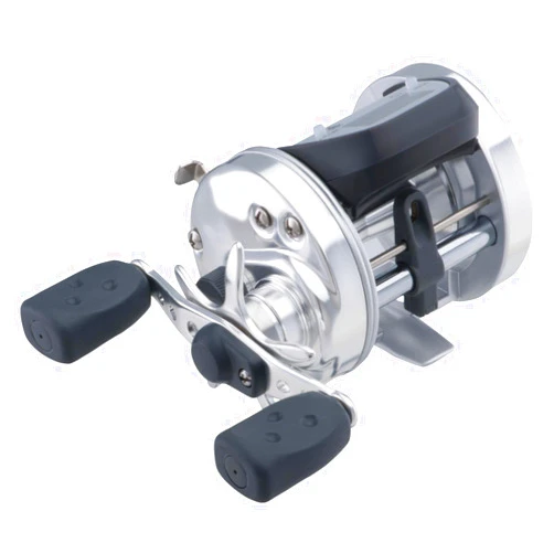 Pure Fishing Abu Garcia Ambassadeur S Conventional Reel, Size 6500 (1400536), 2 Stainless Steel, Multi-Stop Ball Bearings for Smooth Operation, Durable and Lightweight,Silver