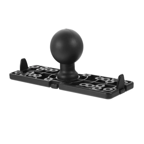 MERRYHAPY Professional Kayak Part Fish Finder Mount Base Portable Kayak Part Universal Boat Mounting Plate Ball-Mount Fish Finder Mount Square Plate with Ball Mount Deck Spherical Nylon