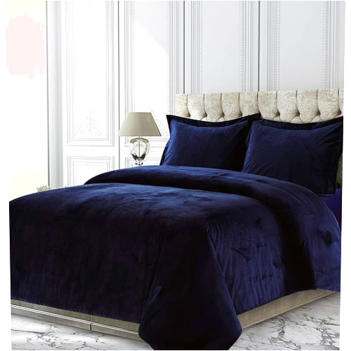 Tanya Linen 1 PC Velvet Comforter Oversized King 98
