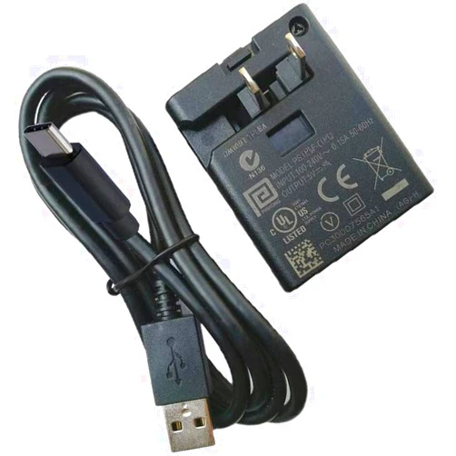EeTao UL Listed 5V Adapter + USBC for Leapfrog LeapMove Active Learning Video Game System DC 5.0V Replacement Power Supply Charger Cable Cord
