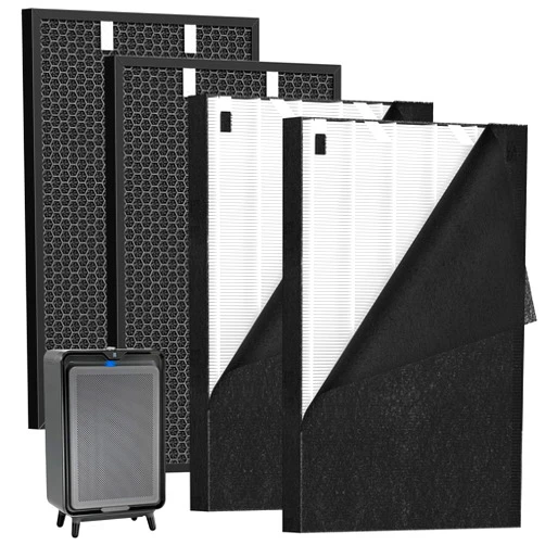 Isinlive 2 Sets Air320 Air220 Replacement Filter Compatible with Bissell Air220 Air320 2768A 2609A Air Purifier, Including HEPA Filters + Pre-Filters + Activated Carbon Filters, Compare Part # 2677, 2678, 2804