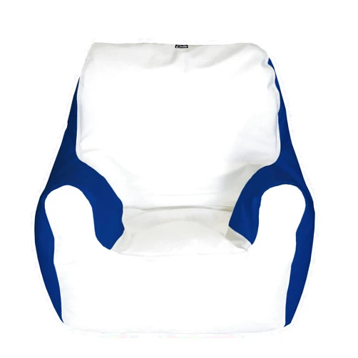 E-SeaRider Armchair Marine Beanbag, Medium, Multi (White/Navy)