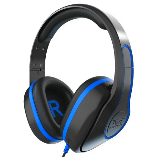 ThinkWrite Technologies REVO TW300, Premium Wired Over-Ear Headphones, Noise Reducing Headphones with 3.5mm Jack, Black