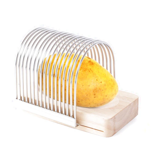 Petuivcor Hasselback Potato Slicing Rack and Vegetable Cutter Practical Kitchen for Barbecue Cooking