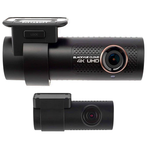 BlackVue DR900X-2CH Plus with 32GB microSD Card | 4K UHD Cloud Dashcam | Built-in Wi-Fi, GPS, Parking Mode Voltage Monitor | LTE and Mobile Hotspot via Optional LTE Module (Renewed)