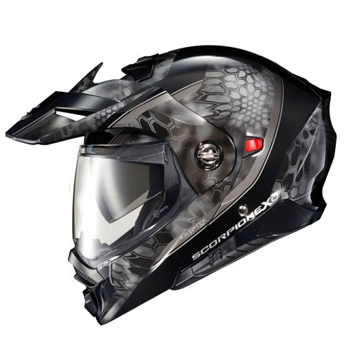 ScorpionEXO AT960 Modular Adventure Street Adult Motorcycle Helmet with Bluetooth Ready Speaker Pockets DOT ECE Approved (Kryptek Typhon X-Large)