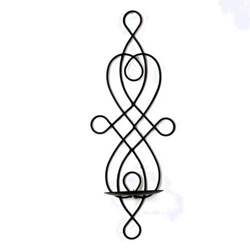 Better18 Wall Candle Sconces, Vintage Swirling Iron Hanging Wall Mounted Decorative Candle Holder for Home Decorations, Parties, Events, Dinner, Café, Bar