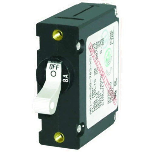 Blue Sea Systems A-Series Toggle Single Pole Circuit Breakers