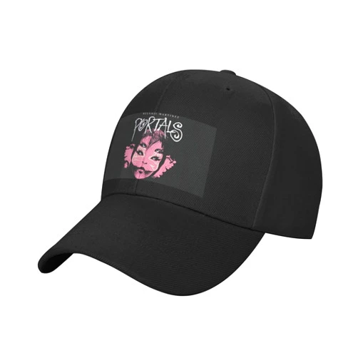 Wazxdhlpf Melanie Popular Songwriter Martinez Baseball Cap Adjustable Caps Unisex Aldult Dad Hat Outdoor Modern Baseball Hats Daily Cap for Traveling for Mans Women's Black