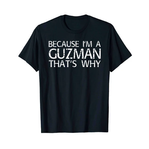 Personalized Last Name Team Custom Christmas Lover GUZMAN Gift Funny Surname Family Tree Birthday Reunion Idea T-Shirt