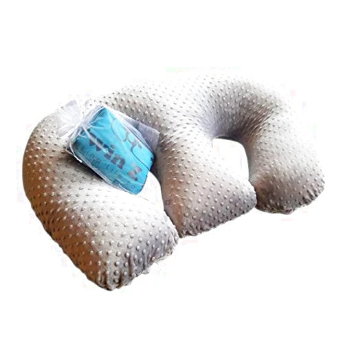 Twin Z Pillow The 6 uses in 1 Twin Pillow ! Grey PLUS FREE Travel Bag!