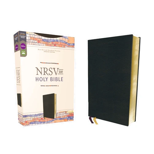 Zondervan NRSVue, Holy Bible, Leathersoft, Black, Comfort Print