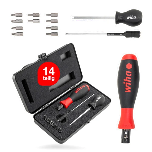 Wiha 2852S10 TorqueVario-S Torque Screwdriver Set 13 Piece