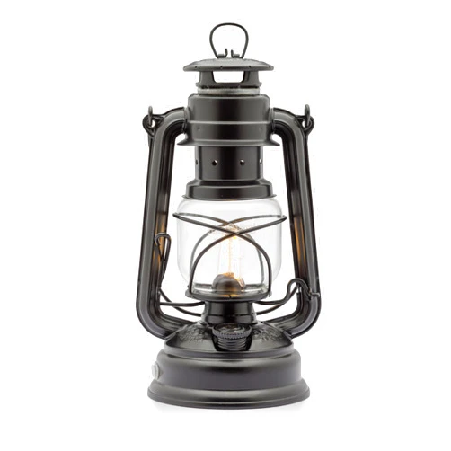 Feuerhand 14036 Outdoor Lantern, Fuerhand LED Lantern, BS276 (Matte Black)