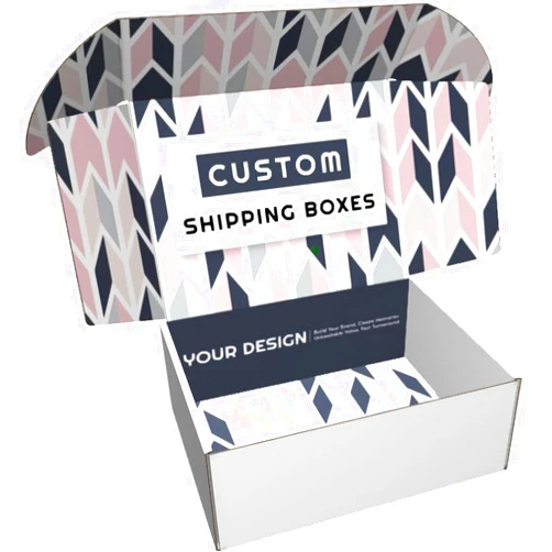 PackSales.com Custom Shipping Boxes (25 Pack) - Branded Mailer Boxes with Logo Print for Small Business and Subscription (Inside Print Only)