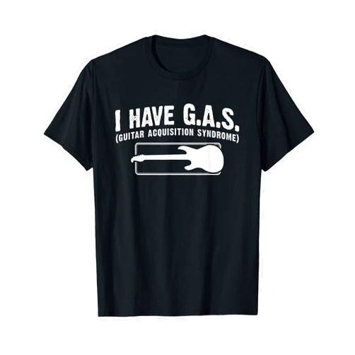 BoredKoalas Guitar Shirts Musician Gift I Have GAS Funny Guitar Player Collector Music Musician Gift T-Shirt
