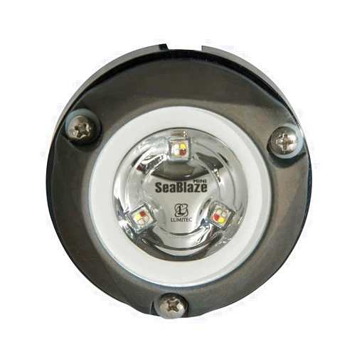 Lumitec Lighting 101457, Mini LED Underwater Light, Surface Mount, Zambezi, Blue Non-Dimming