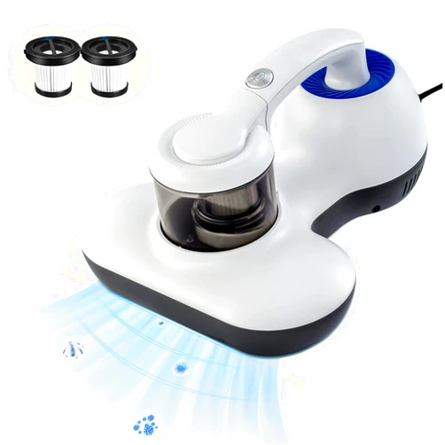 OQZZ Bed Vacuum Cleaner, UV Mattress Vacuum Cleaner Vacuum ，12KPa Powerful Suction with HEPA, Handheld Deep Mattress Cleaner for Bed, Mattresses, Pillows, Sofa, Sheet, Carpets
