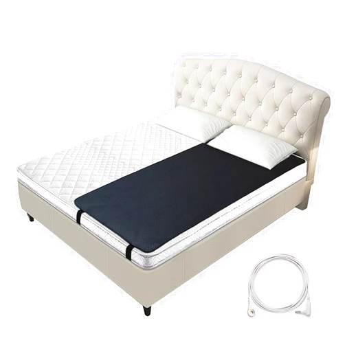 OKOHEY Grounding Mattress Pad for Earthing Conductive Grounding Mat with 15ft Grounding Cord Breathable Grounding Sleep Pad (28
