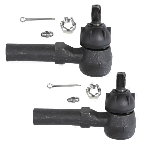 Detroit Axle - Pair (2) Front Outer Tie Rod Ends Driver and Passenger Side