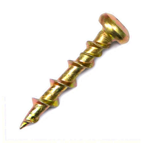 B1jounie YA Drywall Anchors,1/4 Inch by 1-1/4 Inch Yellow Zinc Pan Head Wall Anchors for Drywall Heavy Duty,Versatile Wall Mount Hardware for Home & Office Decor(100Pcs)