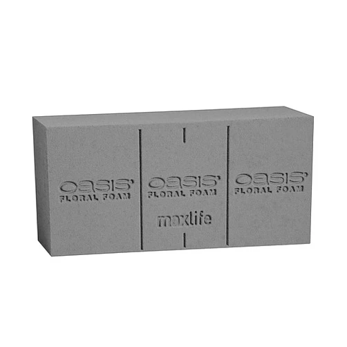 Event Decor Direct Deluxe Oasis Floral Foam Dry Bricks - Case of 24 - Color Changing Foam Block - Minimalist Design - MaxLife Technology - 100% Biodegradable Bricks