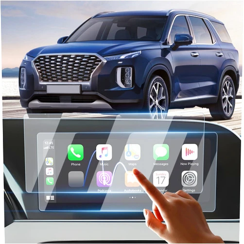 Sunsdrew 2PCS Screen Protector for 2020 2021 2022 Hyundai Palisade Ltd Limited Calligraphy 10.25-inch Touch Screen Radio Display Protector 9H Tempered Glass Protective Film Anti-Glare