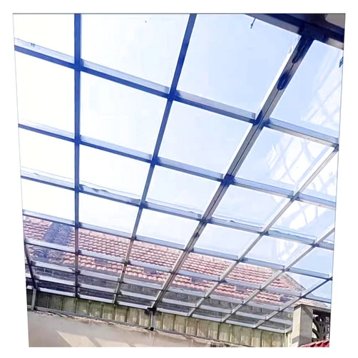 CghhDY Cold Frame Cladding UV Protection 1mm Clear Polycarbonate Roofing Sheets for Greenhouses, Carports, Customizable(2x16.4ft)