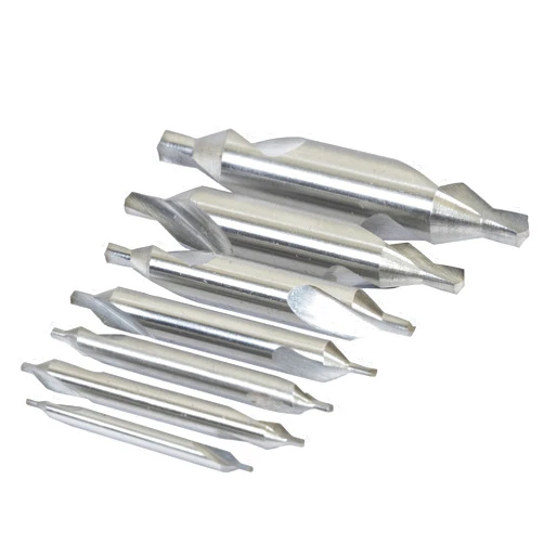 RAHISH TOOLS Center Drill Bits Set of 7 Pcs, M2 HSS, 60-Degree Angle Countersink Tools for Lathe Mill Metalworking`
