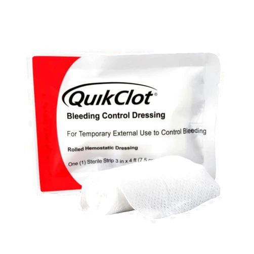 Lightning X Products QuikClot Clotting Gauze - Bleeding Hemmorhage Control Dressing 3