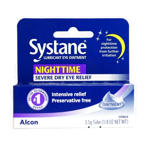 Systane Nighttime Lubricant Eye Ointment 3.5g Tube