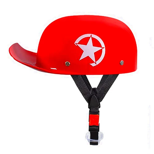 CGHJDM Motorcycle Half Helmet Vintage Fashion Baseball Cap Retro Adults Open-Face Motor Helmets Men Women for Scooter Moped Cap Street Cruiser Jet DOT Approved
