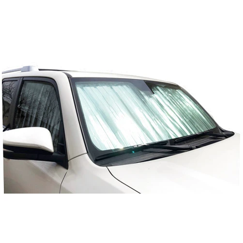 HeatShield, The Original Windshield Sun Shade, Custom-Fit for Toyota Tundra Truck (Crew Cab) 2000, 2001, 2002, 2003, 2004, 2005, 2006 Silver Series