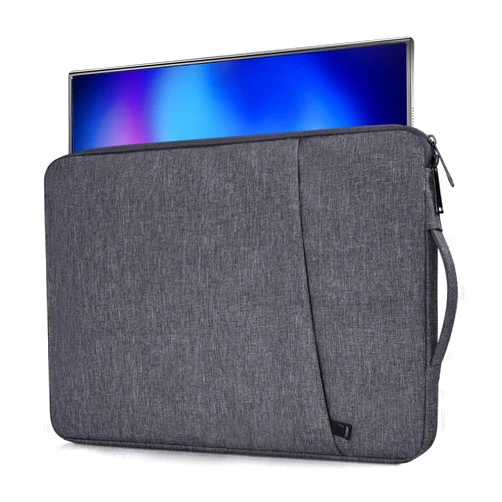 CaseDeer Portable Monitor Case 17.3 Inch, Carrying Computer Bag Compatible with ASUS UPERFECT ViewSonic Portable Monitor, Space Grey