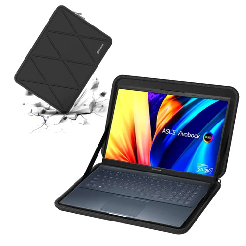 Smatree Hard Laptop Sleeve Case Compatible for 15.6 inch ASUS Vivobook S 15 (S5507) Copilot+ PC, ASUS Vivobook Pro 15 OLED (K6502), for MSI Prestige 15 A12UD/A12SC, MSI Modern 15A10/15A11/15A5/15B11M