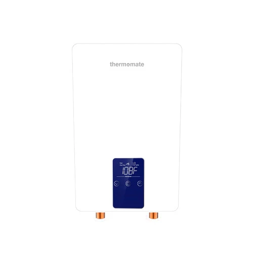 Thermomate Tankless Water Heater Electric for Sink Faucet, ThermoMate 4500W 110~120V Small Point of Use Instant Hot Water Heater CSA Approved with Temperature Display, Self-modulating, 0.85GPM at 35°F Rise