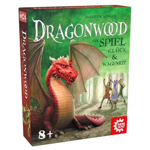 Game Factory 646213 Dragonwood, a Game Full of Happiness and Daring, Card Game for Friends and Family, for Children Aged 8 and up
