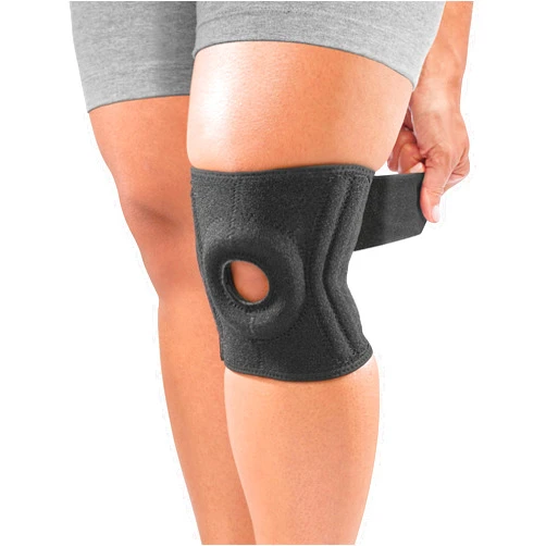 MUELLER Sports Medicine Adjustable Premium Knee Stabilizer with Padded Support, For Men and Women, Black, L/XL, Large/X-Large