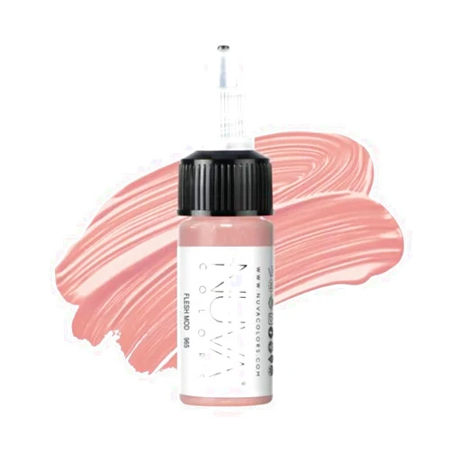 Nuva Colors Nuva Permanent Makeup Modifier Colors, Professional Tattoo Ink for Flawless Results, Vegan & Skin-Safe (Flesh)