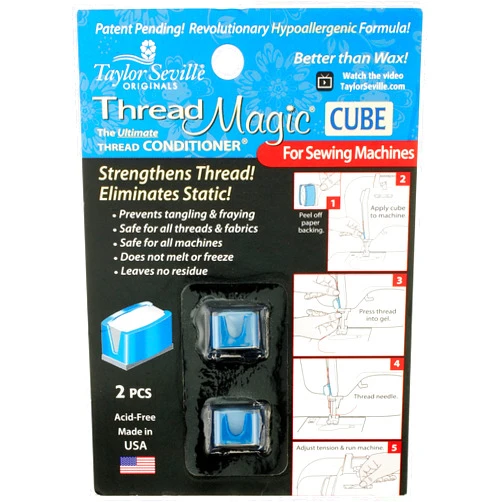 Taylor Seville Magic Cube Thread Conditioner, Blue 4.81 x 3.38 x 0.5
