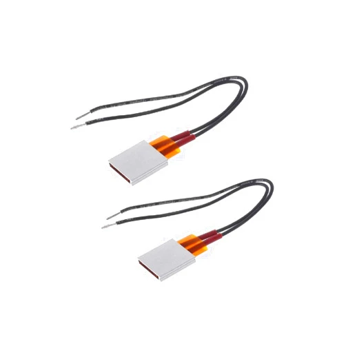 Bestol 2pcs PTC Heating Element 5W-50W AC DC 12V/110V 80/120/220 Degree consistant Temperature Ceramic Thermostatic (110v 220 Degree)