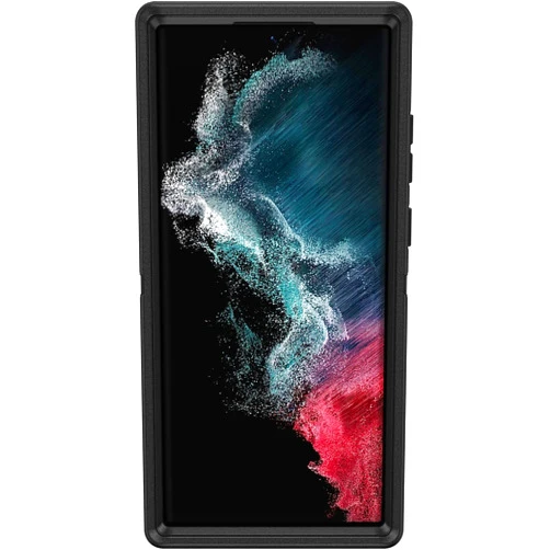 OtterBox Defender Series Case for Samsung Galaxy S22 Ultra (Only) - Case Only - Microbial Defense Protection - Non-Retail Packaging - Black