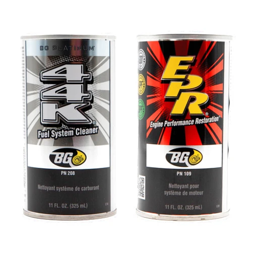 Motor God BG Platinum 44K Fuel System Cleaner & BG 109 EPR Engine Performance Restorer – 11 Fl Oz