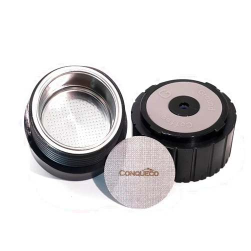 CONQUECO Coffee Powder Chamber - Ground Coffee Chamber for 12v Portable Espresso Machine（Max 12g Coffee Powder）