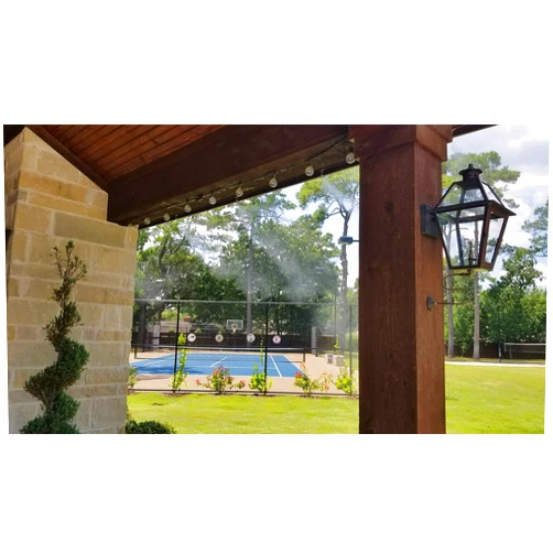 Hydrobreeze Pre-Assembled Patio Misting System. 84 Feet Misting System. 24 Misting Nozzles. Nickle Plated Misting Nozzles. DIY Misting System, Easy to Install.
