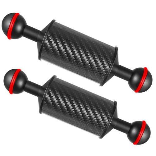 MINIFOCUS 2PCS Carbon Fiber Underwater Float Arm for Ultralight, D40mm, 6