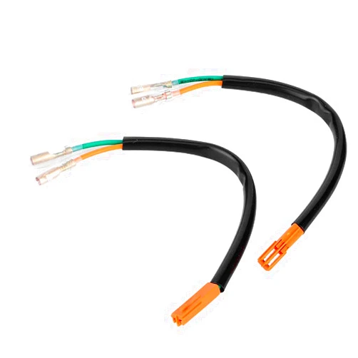 DHSOU 2PCS Motorcycle Turn Signal Marker Wire Adapter Plug Connector for HONDA CBR1000RR CBR500R CBR 650R CRF250L CB650F NC 700 750 MSX125 (2 pins connector)