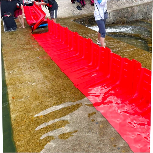 LFFH Flood Protection Barrier, Flood Barrier ABS Material Multifunctional Plastic Flood Barrier Garage Waterproofing Sheet Bracket (Color : Rojo, Size : 1pcs)